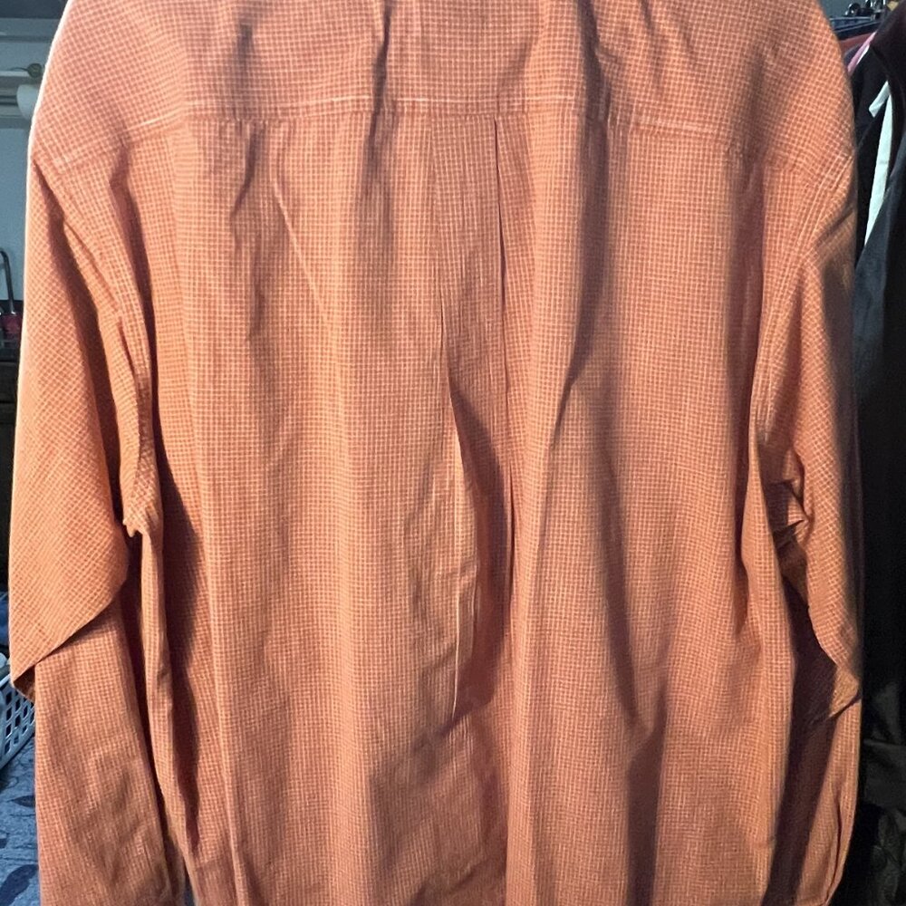 Cinch Spiced Orange Gingham Pattern 100% Cotton L… - image 4